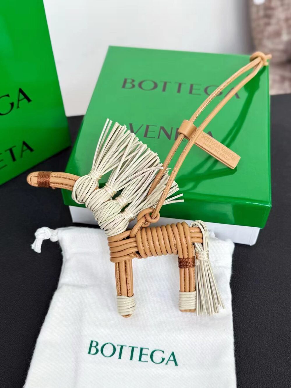Bottega Veneta dog charm